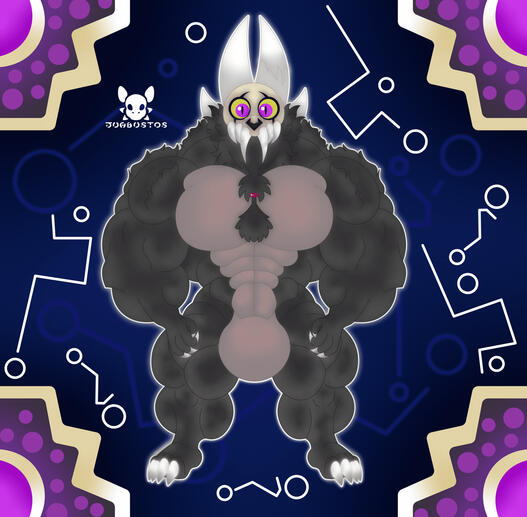 Oh no!, my jhonyl got trapped thanks to an incident while repairing a pipe carrying permanent muscle growth serum. Jhonyl belongs to JDBO-ARTS